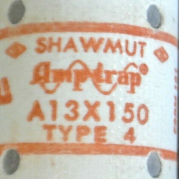 BOX of 10 / SHAWMUT A13X150 AMP-TRAP® RECTIFIER FUSE / 150A / 130V / NEW SURPLUS