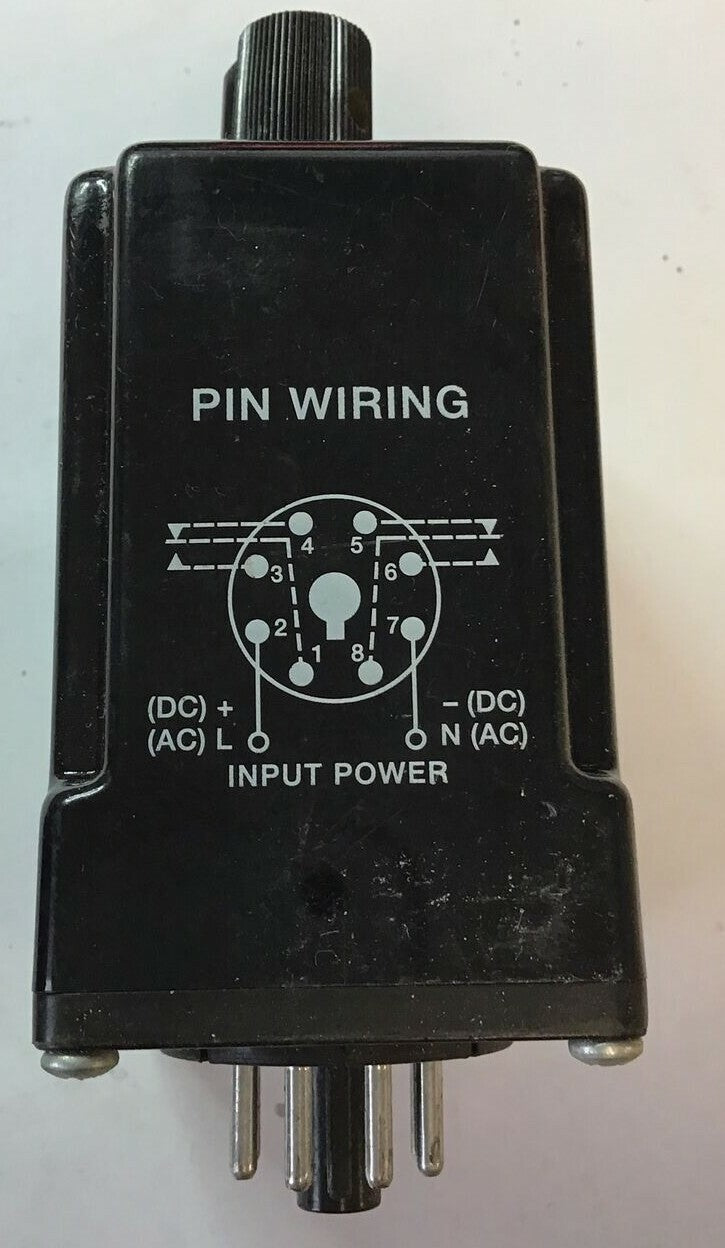 MACROMATIC SS-60222 TIME DELAY RELAY PROGRAMMABLE 120VAC 10A TIME RANGER LOTOF3