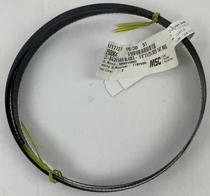 MSC 95250064 BACK BAND SAW BLADE 5'8"X1/2X.025 14T