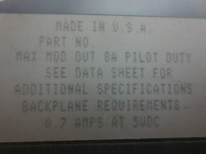 ALLEN-BRADLEY 1771-OAD OUTPUT MODULE - 12 to 120V AC