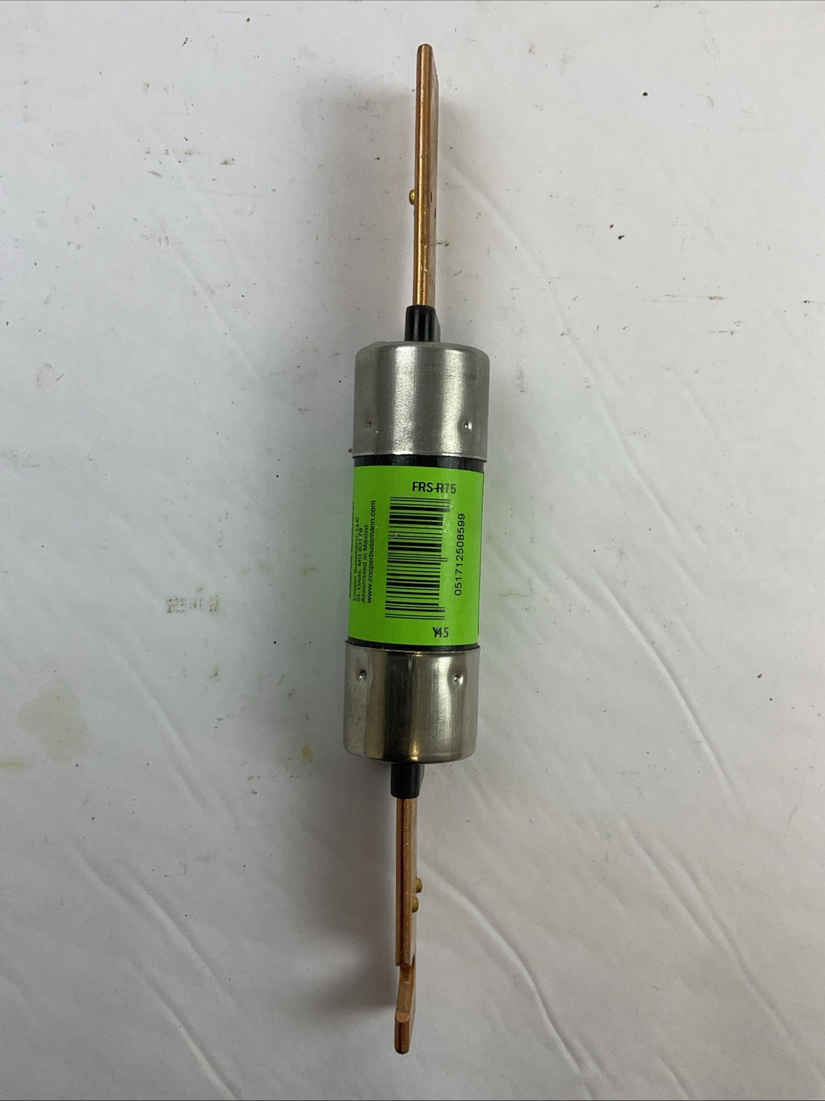 FUSETRON FRS-R-75 TIME DELAY DUAL ELEMENT 600VAC 300VDC 75A CLASS K5 FUSE