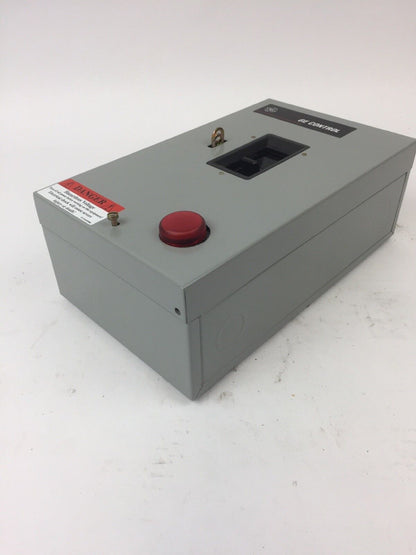 GE CR1062R3AAT204R MAN MOTOR STARTER NEMA SIZE M-0 3 POLES/OVERLOADS 480V 60HZ