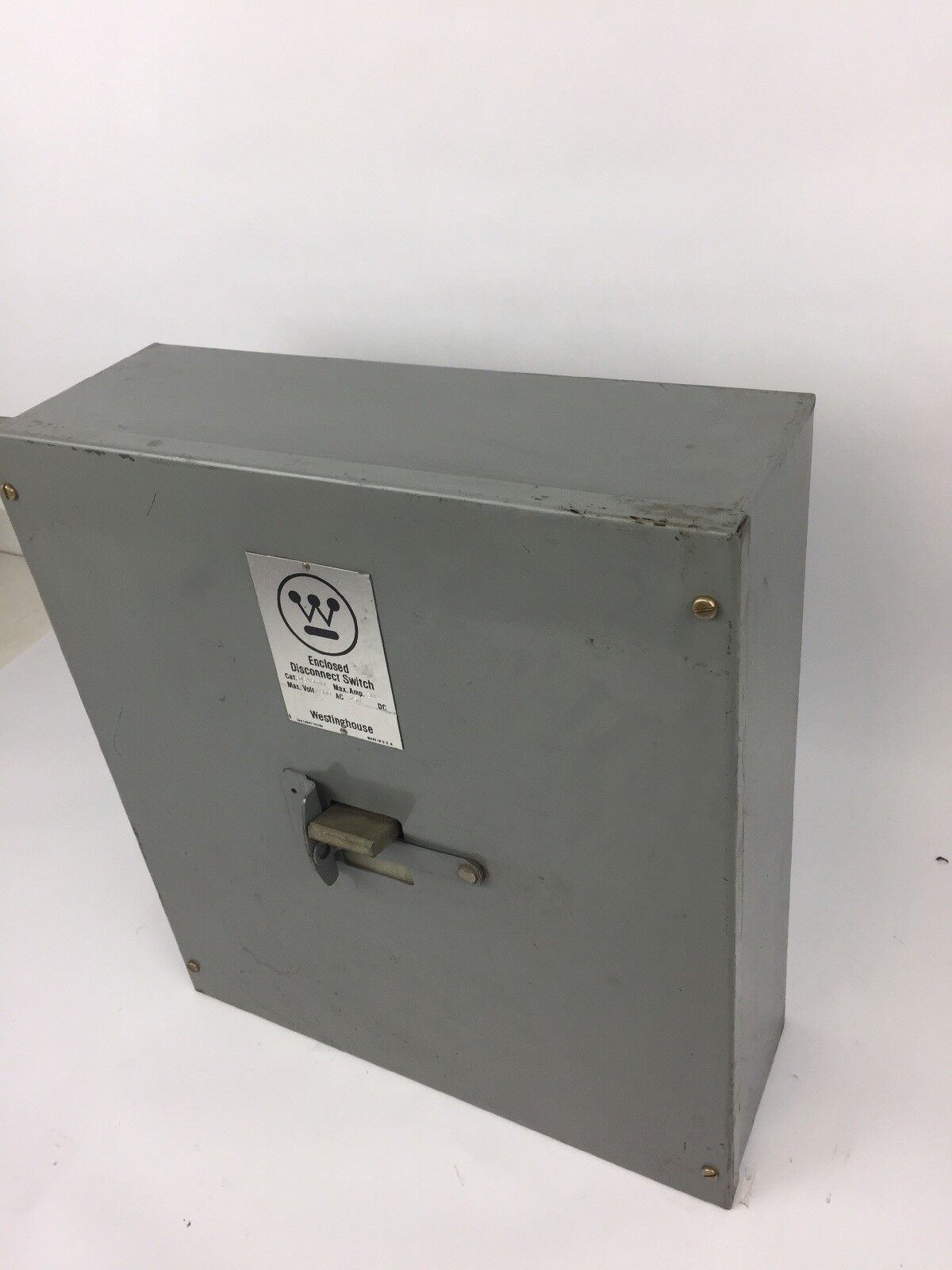 WESTINGHOUSE SDS-6030 30 MAX AMP MAX VOLT 600 AC 250 DC DISCONNECT SWITCH 6 POLE