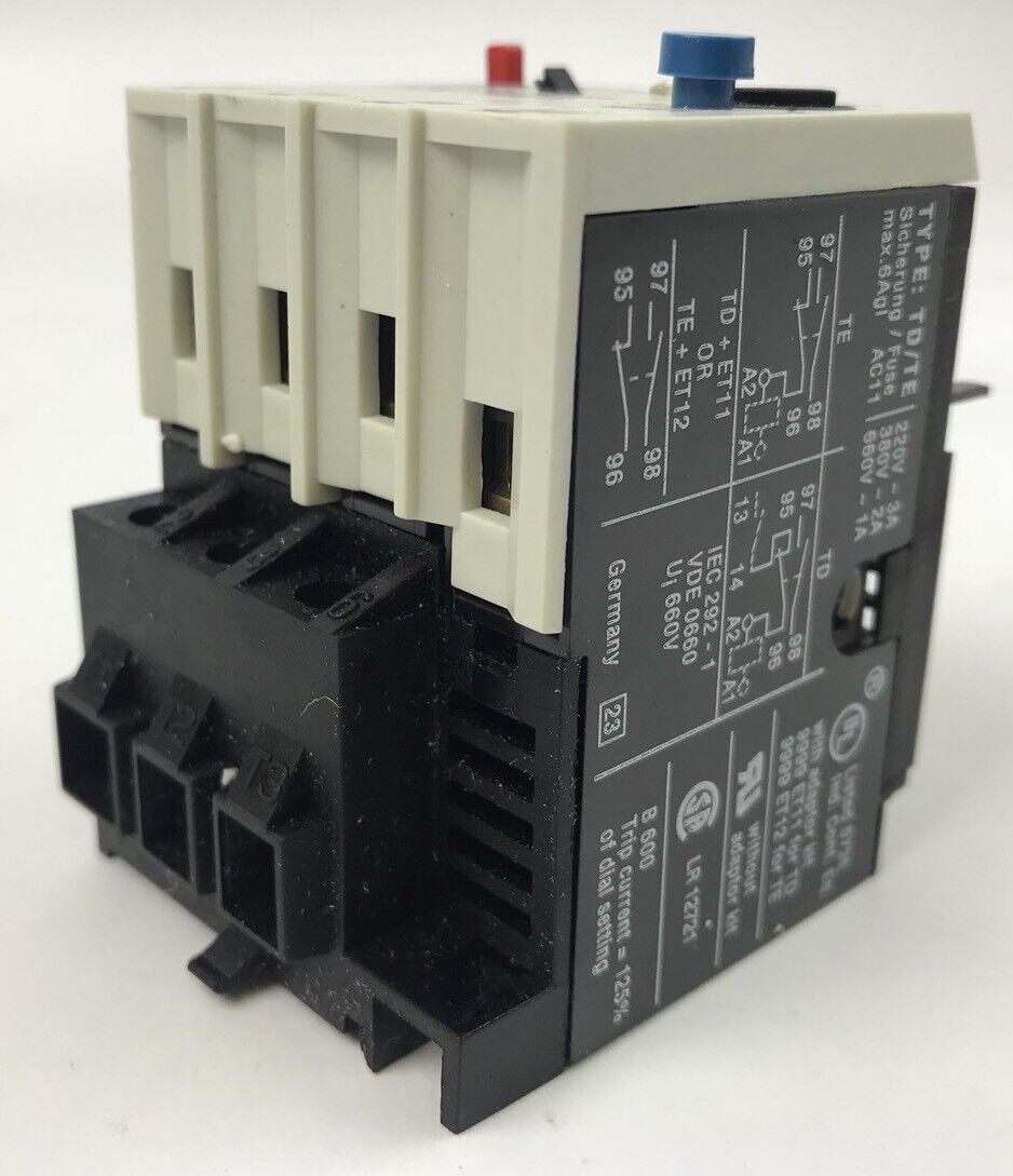 Square D 9065 TD 5,5 Thermal Overload Relay 5, 5A-8A