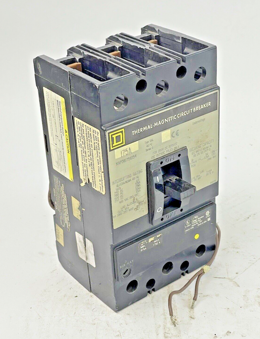 SQUARE D - KAP361756154 - MAGNETIC CIRCUIT BREAKER - 175 AMP, 3 POLE, 600 VAC