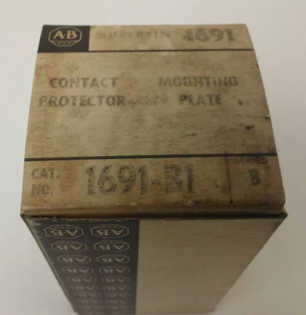 ALLEN BRADLEY 1691-B1 SER.B CONTACT MOUNTING PLATE PROTECTOR RENEWAL PARTS