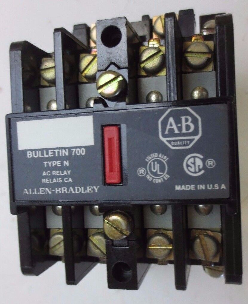 ALLEN-BRADLEY 700-N400A1 SER. C CONTROL RELAY110-120V/ 5-60Hz -