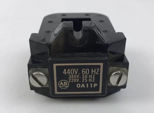 Allen Bradley OA11P COIL, 220V-25HZ,  380V-50HZ,  440V-60HZ, 0A11P, USED