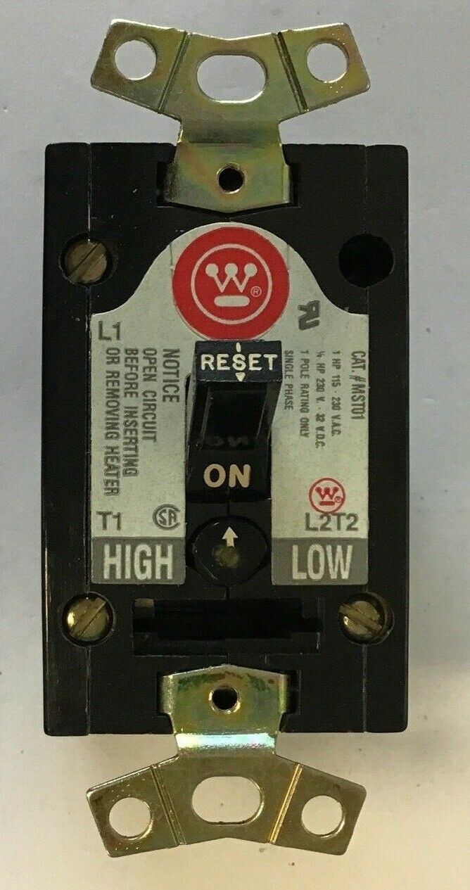 WESTINGHOUSE MST01AH MOTOR STARTER 1POLE SWITCH ENCLOSURE