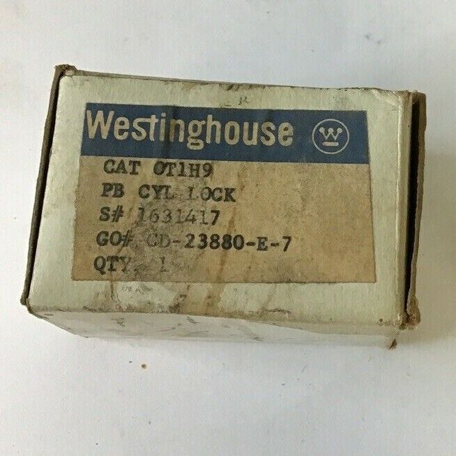 WESTINGHOUSE OT1H9 PUSHBUTTON CYLINDER LOCK 1631417 W/O KEY