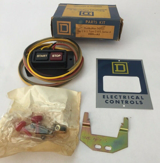 SQUARE D 9999 A2 PUSHBUTTON STATION SIZE 2 & 3 TYPE D & E