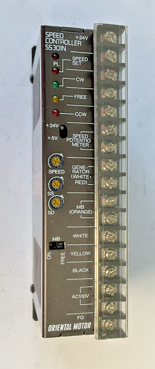 ORIENTAL MOTOR SS301IN SPEEN CONTROLLER 24V