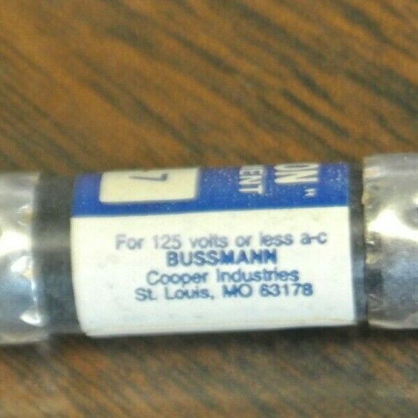 BOX of 10 / BUSS FNA7 FUSETRON FUSE / 7A / 125V / NEW SURPLUS / FNA-7