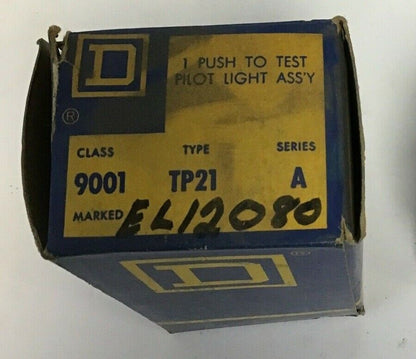 SQUARE D 9001 TP-21R2 120/110V 60/50CY RED PILOT LIGHT