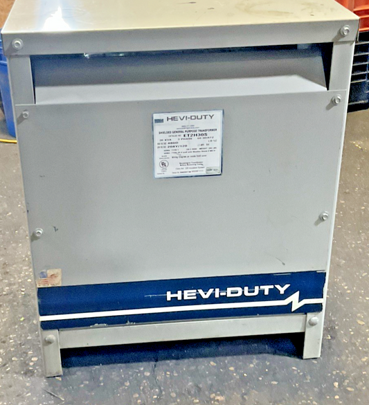 HEVI-DUTY ET2H30S SHIELDED GENERAL PURPOSE TRASFORMER 30KVA 3PH 60HZ 480D 84A
