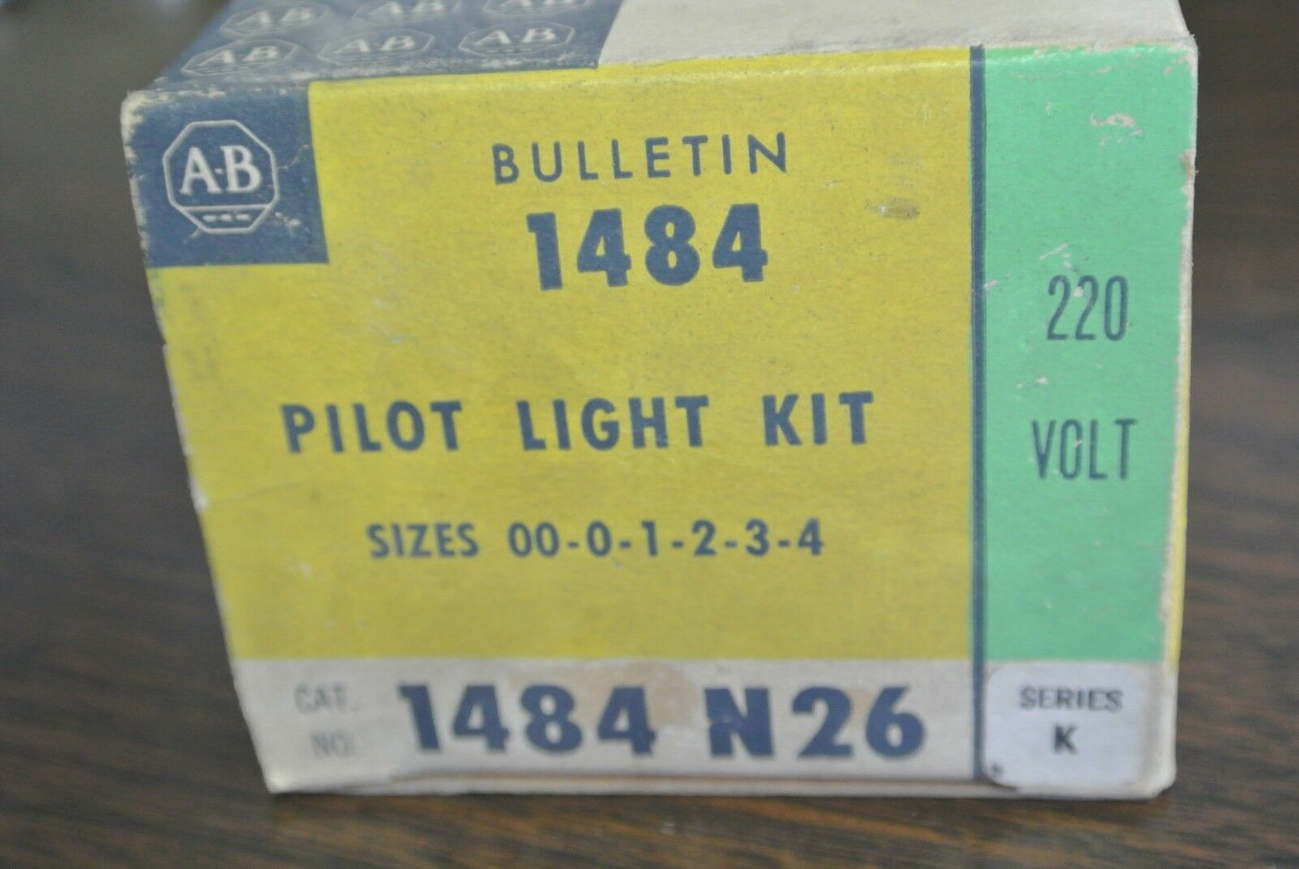 ALLEN-BRADLEY 1484 N26 PILOT LIGHT KIT - 220V - SIZES 00-0-1-2-3-4 - NEW SURPLUS