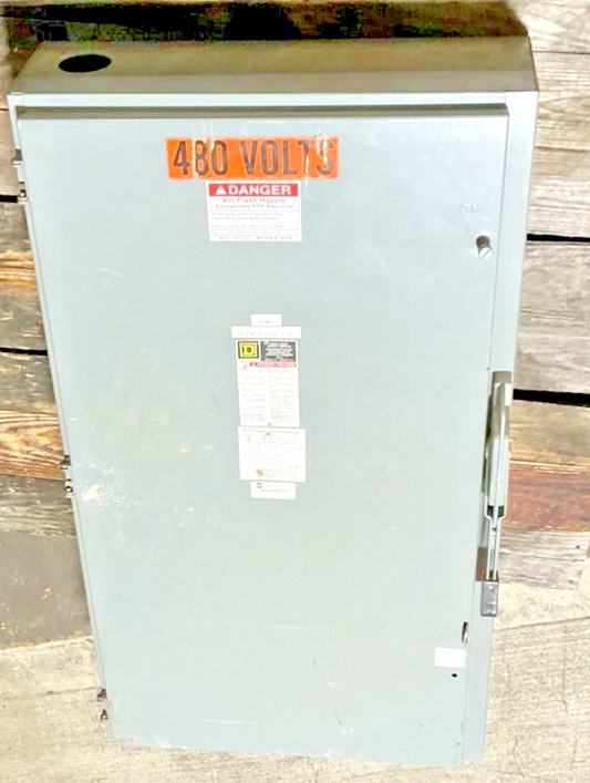 SQUARE D H365 SAFETY SWITCH SER.E04 400A TYPE 1 480V 3PH