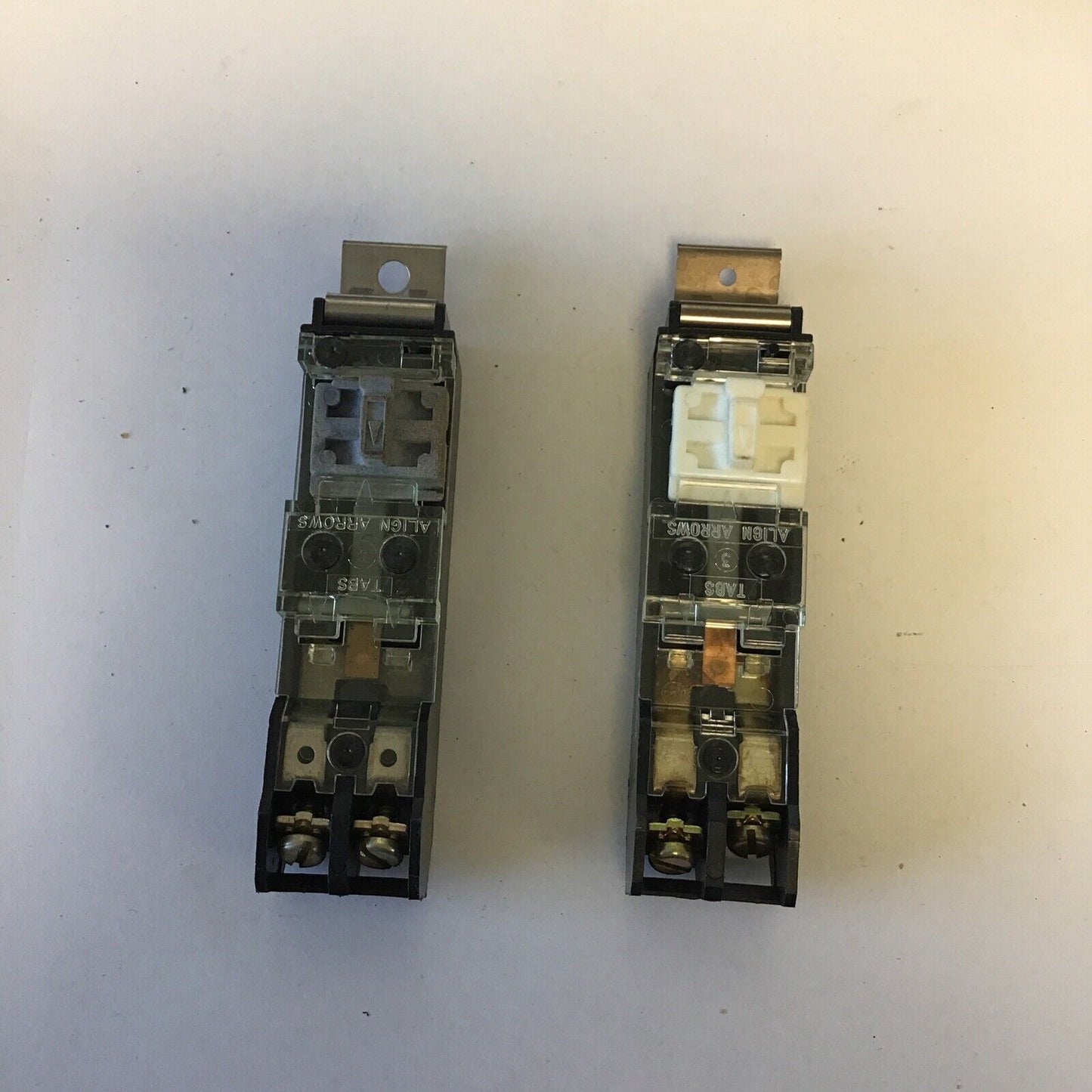ALLEN BRADLEY 595-A SERIES C & 595-A SERIES B AUXILIARY CONTACT