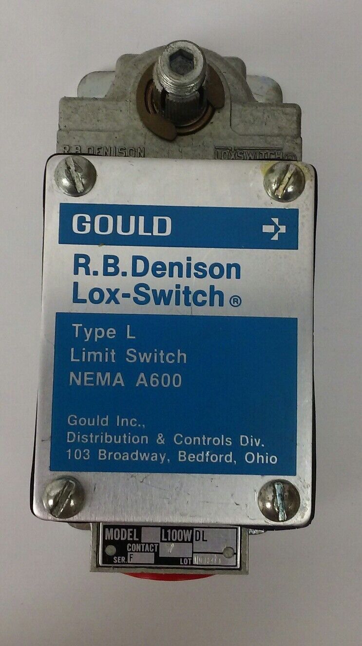 GOULD R.B. DENISON LIMIT SWITCH L100WN-2W #7