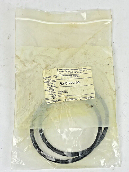 FANUC - JB-OR1A-G190 - O-RING REPLACEMENT FOR ROBOT 8" DIAMETER, BLK O RING G190