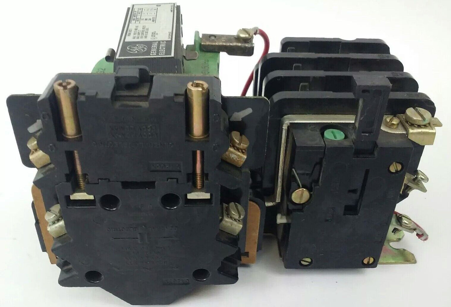 GENERAL ELECTRIC CR208C100DLE, STARTER, 3PH, 600V, 27A, 10HP, SIZE 1, 120V COIL