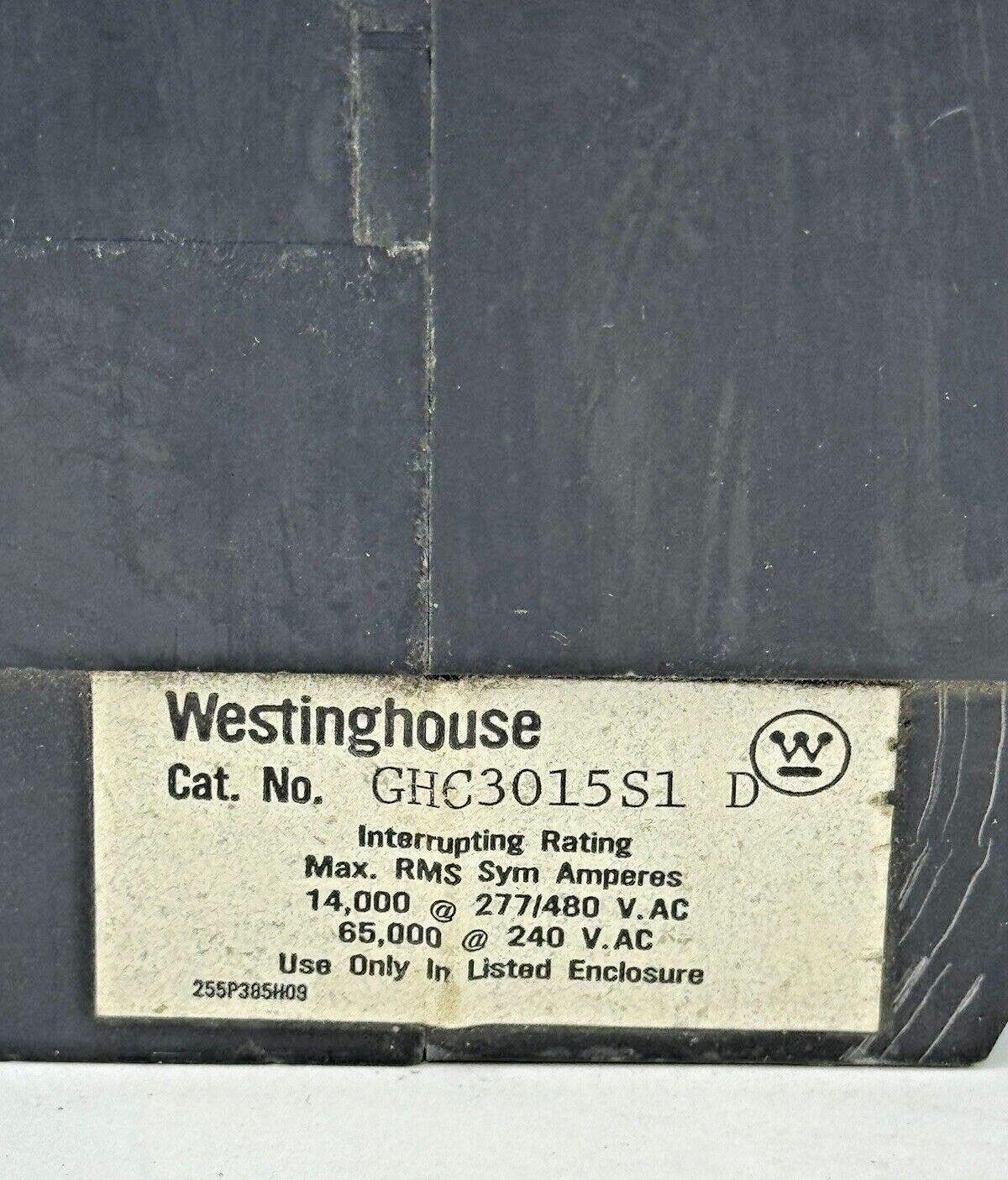 WESTINGHOUSE - GHC3015S1, 223P539H01B, 1373D62G01 SHUNT-3 POLE/480VAC/15A - NEW