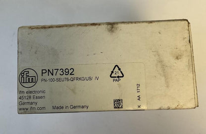 IFM PN7392 VACUUM PRESSURE SWITCH 30VDC
