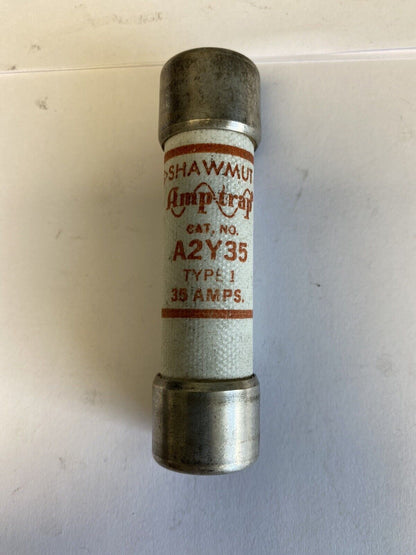 Shawmut Amp-trap A2Y35 Type 1 35A 250V Fuse "Lot of 3"