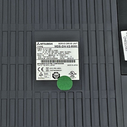 MITSUBISHI MDS-DH-V2-8080 SERVO DRIVE 4.5KW 12A 240HZ H/W VER.U 456V