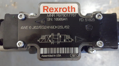 REXROTH HYDRAULIC SOLENOID VALVE 4WE6J62/EG24N9DK25L/62 105033