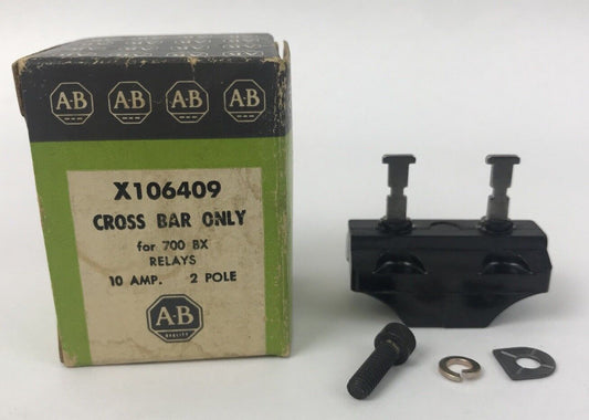ALLEN BRADLEY, X106409, CROSS BAR ONLY, 700 BX RELAYS, 10 AMP, 2 POLE, NEW