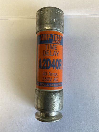 Gould Shawmut Amp-trap 2000 A2D40R 40A 250V Fuse "Lot of 5"