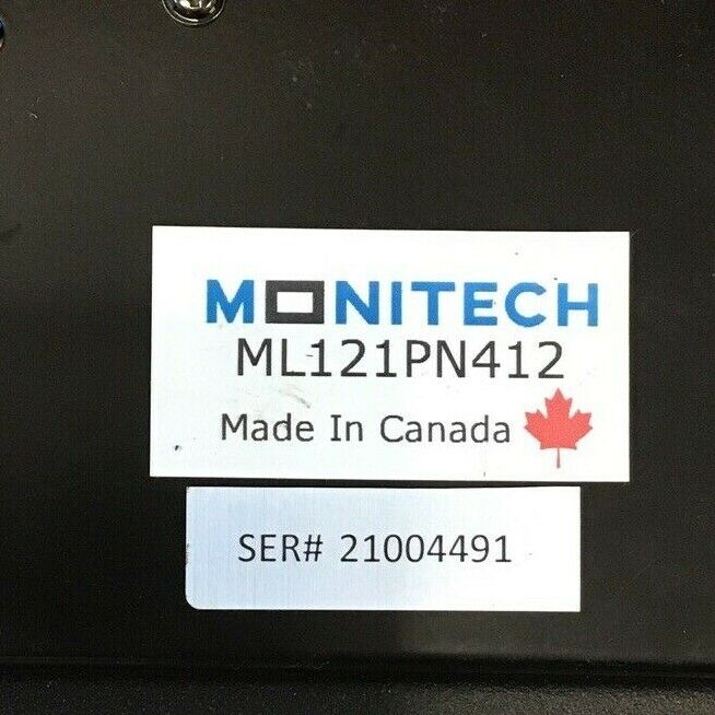 MONITECH ML121PN412 LCD MONITOR.