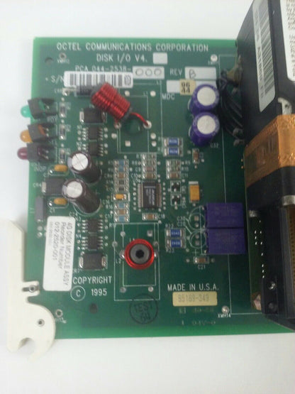 OCTEL PCA 044-2538-000 REV B DISK I/O MODULE IBM TYPE DFHS FIRMWARE VERSION 1.6