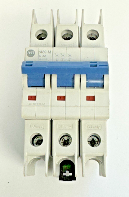ALLEN-BRADLEY - 1489-M3C030 SER. D - CIRCUIT BREAKER - 3 P, 3 A, 277 V