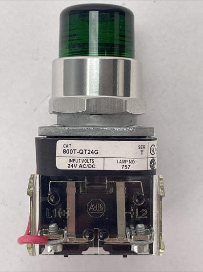 ALLEN BRADLEY 800T-QT24G PUSH BUTTON SER T 24V