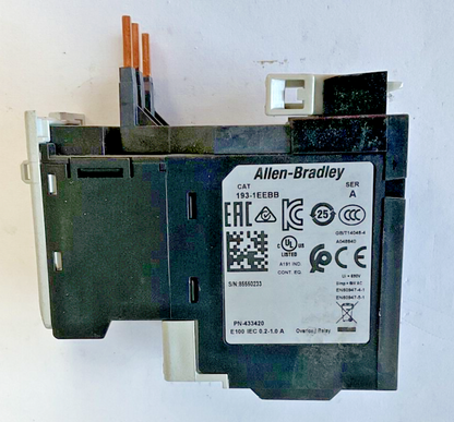 ALLEN BRADLEY 193-1EEBB OVERLOAD RELAY SER.A