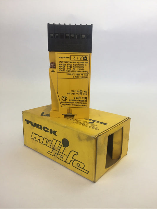 TURCK MS 41-12 Ex0-R MULTI SAFE POWER SUPPLY 110VAC RELAY OUTPUT 250VAC 60VDC