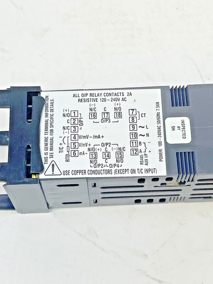 HONEYWELL - DC120L10001000 - MICRO-PRO UNIVERSAL DIGITAL CONTROLLER - UDC120L