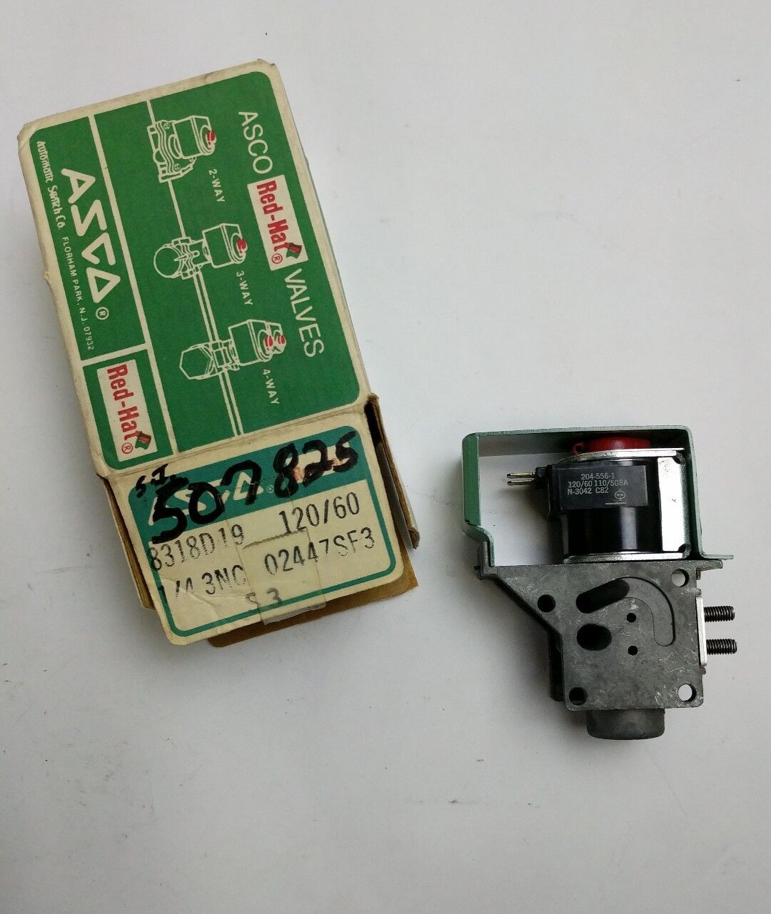 ASCO 8318D19 Solenoid Valve 120/60 110/50, 1/4