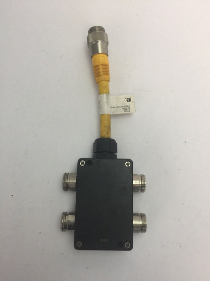TURCK MULTI BOX 4 RXF 2X-301-*M-RSM 56 4 PORT JUNCTION
