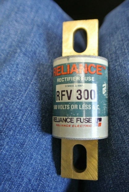 RELIANCE RFV300 RECTIFIER FUSES / 500V / 300A / NEW SURPLUS / EACH