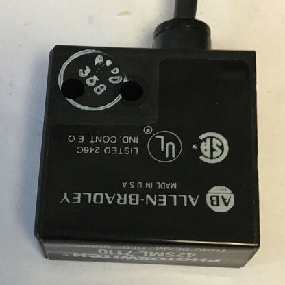 ALLEN BRADLEY PHOTOSWITCH 42SML-7110 SUB-MINIATURE "RED" SOURCE 30VDC CLASS2