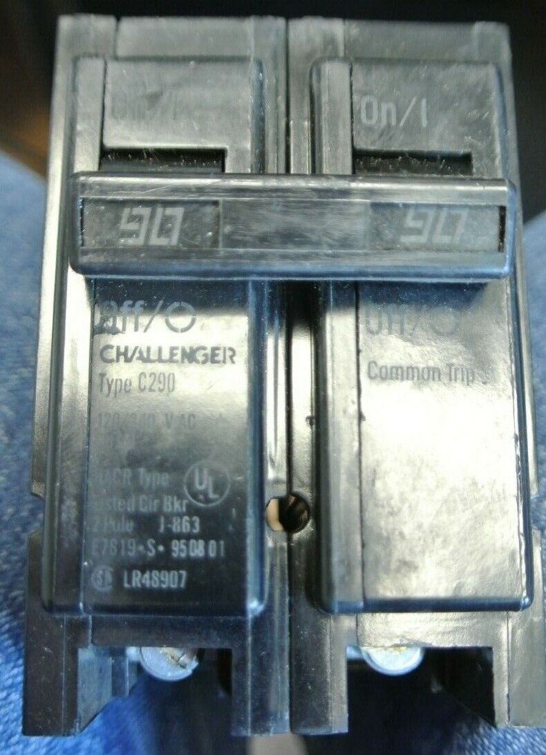 CHALLENGER C290 CIRCUIT BREAKER / 90A / 120/240VAC / 2-POLE / NEW SURPLUS / EACH