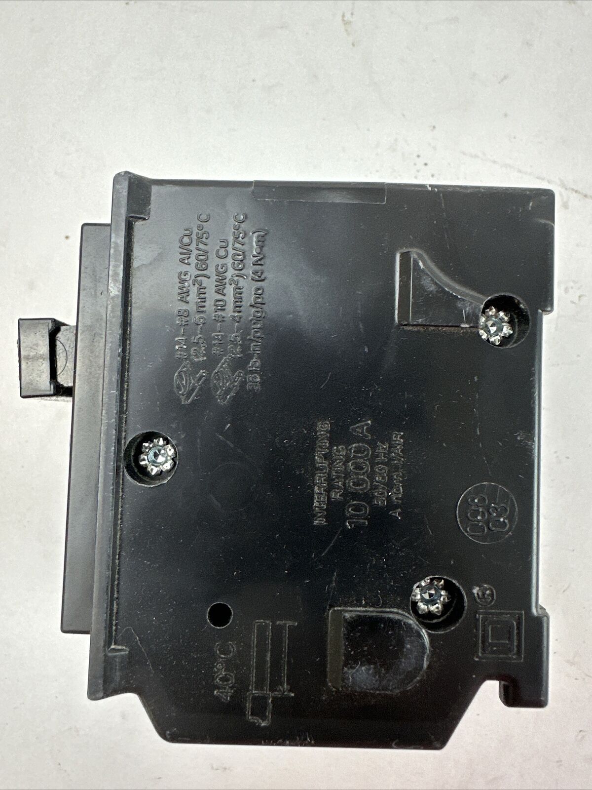SQUARE D HOM230 30AMP 120/240VAC 2POLE HACR TYPE DP-4075 CIRCUIT BREAKER 10kA