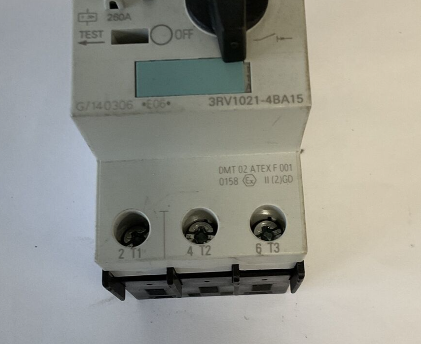 SIEMENS 3RV1021-4BA16 CIRCUIT BREAKER 20A 50/60HZ