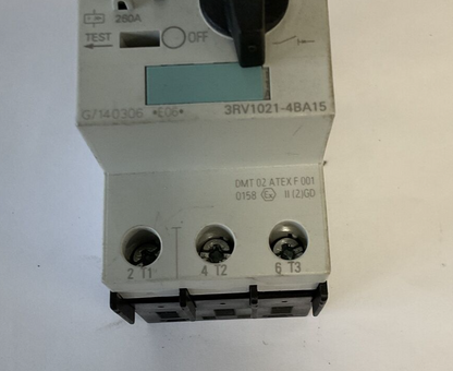 SIEMENS 3RV1021-4BA16 CIRCUIT BREAKER 20A 50/60HZ