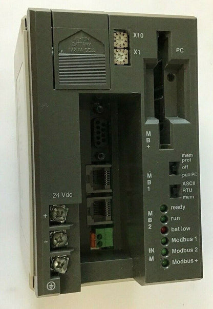 SCHNEIDER ELECTRIC TSX COMPACT PC-E984-285 CPU,32K LOGIC,64K DATA 24VDC 1A