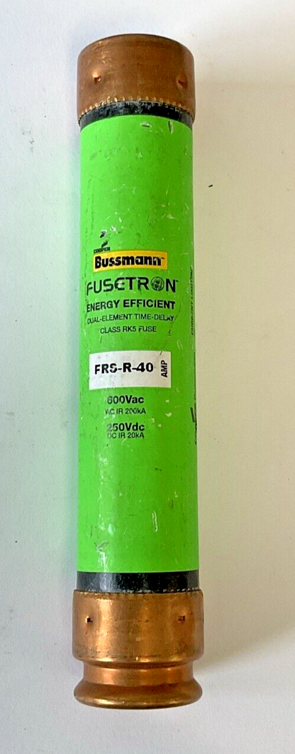 BUSSMANN FRS-R-40 FUSE 600VAC 250VDC 40A***LOTOF4***