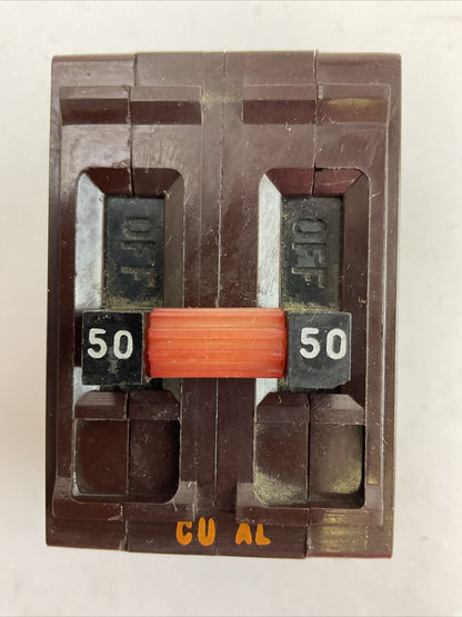 WADSWORTH A250 2POLE CIRCUIT BREAKER 50AMP 120/240VAC